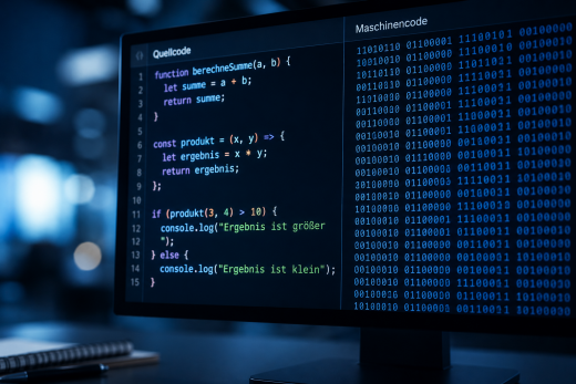 Was ist eigentlich ein Quellcode &ndash; und was ist  ein Maschinencode?