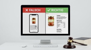 Verkauf von Lebensmitteln = gute Sichtbarkeit der Pflichtinformationen!