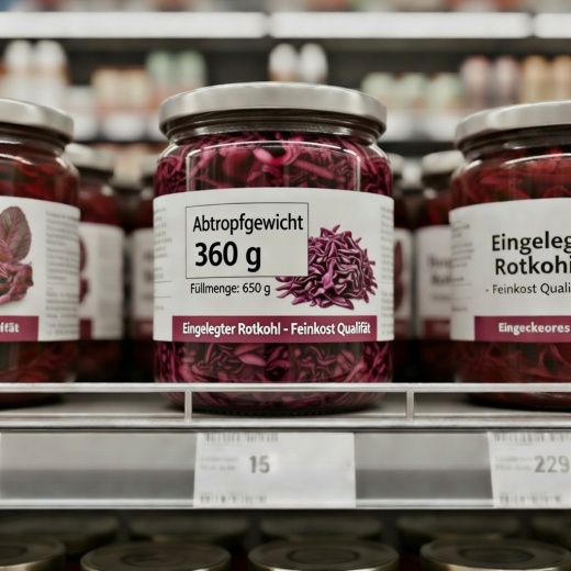 Teure Pflichtangabe &uuml;bersehen: fehlendes Abtropfgewicht und "Zero-Sugar"-Werbung