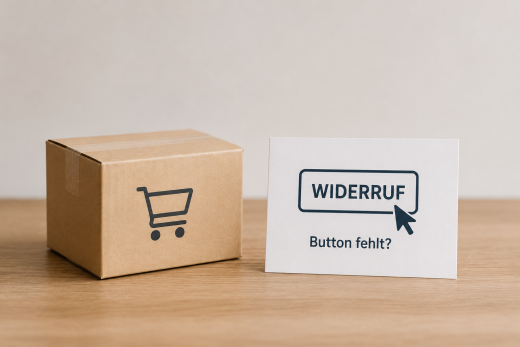 Fehlender Widerrufsbutton auf Verkaufsplattformen: Was droht H&auml;ndlern?