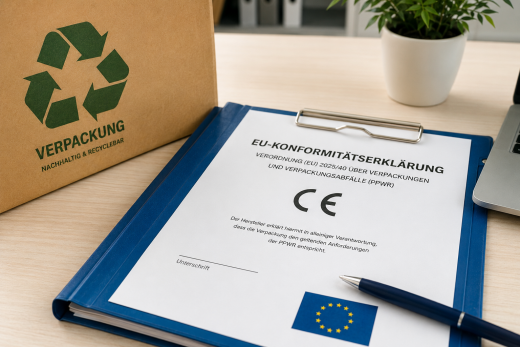 EU-Verpackungsverordnung: Muster f&uuml;r eine EU-Konformit&auml;tserkl&auml;rung f&uuml;r Verpackungen