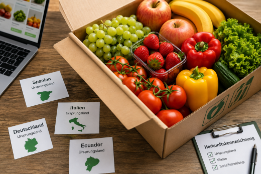 Welches Ursprungsland m&uuml;ssen Online-H&auml;ndler bei Obst und Gem&uuml;se angeben?