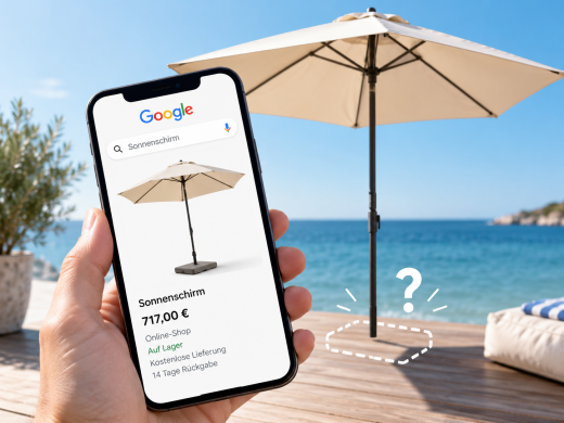 Irref&uuml;hrung &uuml;ber Lieferumfang durch t&auml;uschendes Google-Produktbild