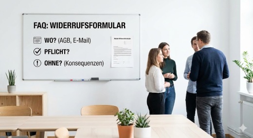 Widerrufsformular im Online-Shop: Pflichten kennen, Abmahnungen vermeiden