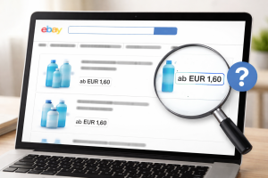 eBay-Varianten: &bdquo;ab&ldquo;-Preis in der &Uuml;bersicht ohne Pflicht zur Grundpreisangabe