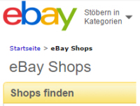 Problematik bei eBay.de: Notwendigkeit eines eigenen Impressums im Rahmen eines „eBay-Shops“