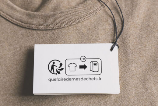 Änderungen zum Triman Logo für Kleidung, Textilien und Schuhe in Frankreich